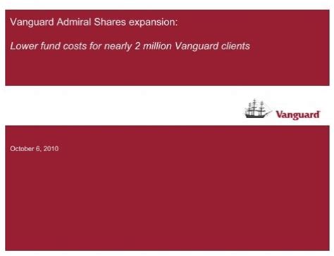 vanguard admiral shares